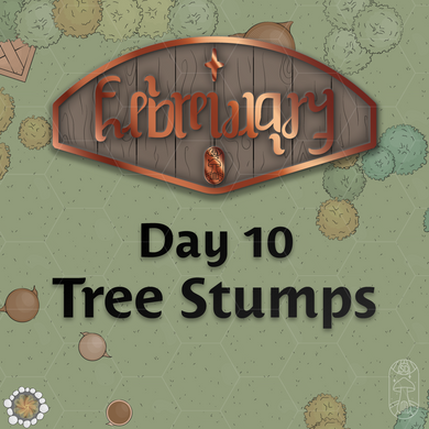 Febrewary Tree Stumps RPG Map Assets